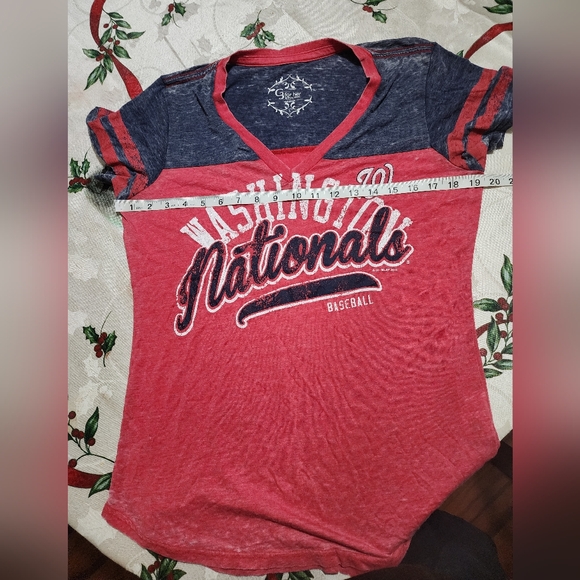G3 For Her by Alyssa Milano Washington Nationals T-Shirt Baseball ⚾️ - Picture 8 of 8
